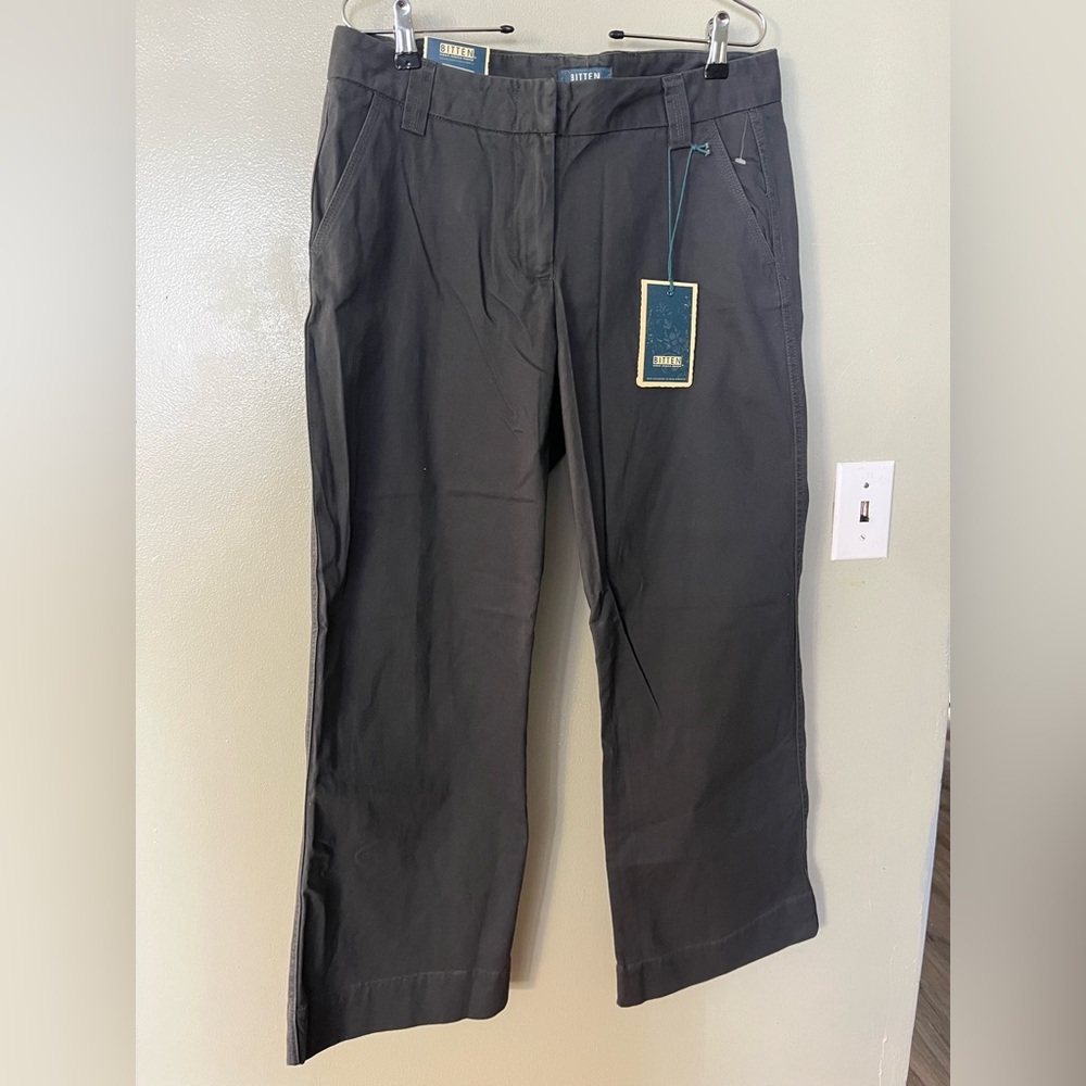 Bitten by Sarah Jessica Parker Black Trousers Cotton Size 12S NWT